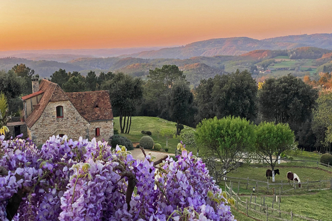 slow life dans un village de gites en Dordogne