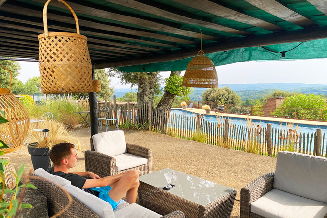 relaxation space ecolodge perigord dordogne