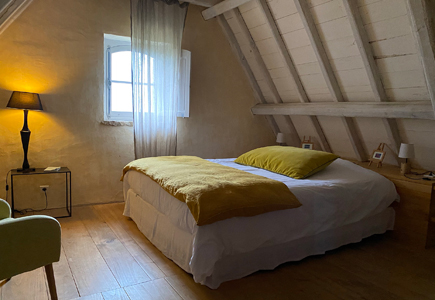 Bedroom in the charming Petite Borde gite, Sarlat