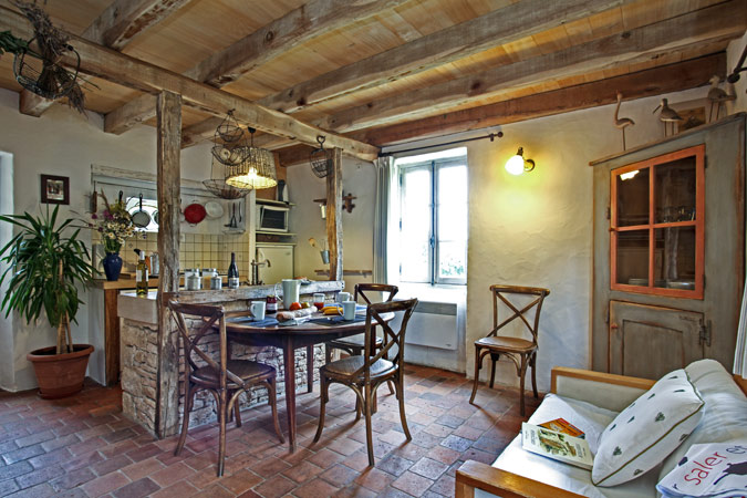 Decoración encantadora casa en Sarlat en Dordoña