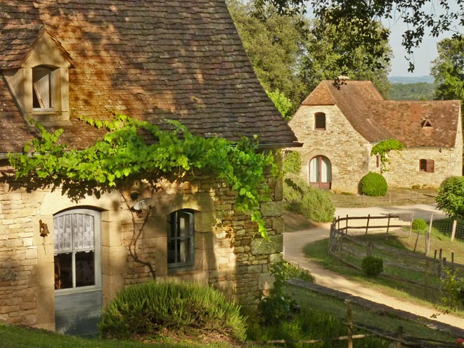 Encantadoras cabañas de piedra en Sarlat