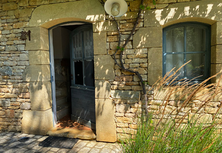 view from bedroom of la petite Borde gite Sarlat