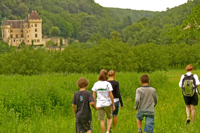 Wandern im Tal der Dordogne