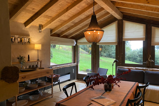 Interior design in the Oustal du Potager gite, Sarlat