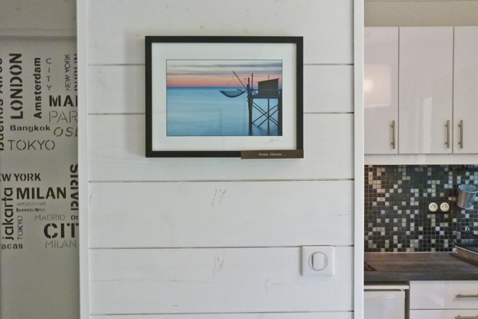 Decoration in the Lavender studio apartment, Sarlat in the Dordogne