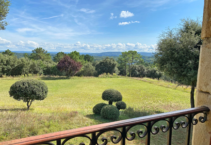 Vista sobre la Dordoña  desde la casa la Métairie Haute, Sarlat